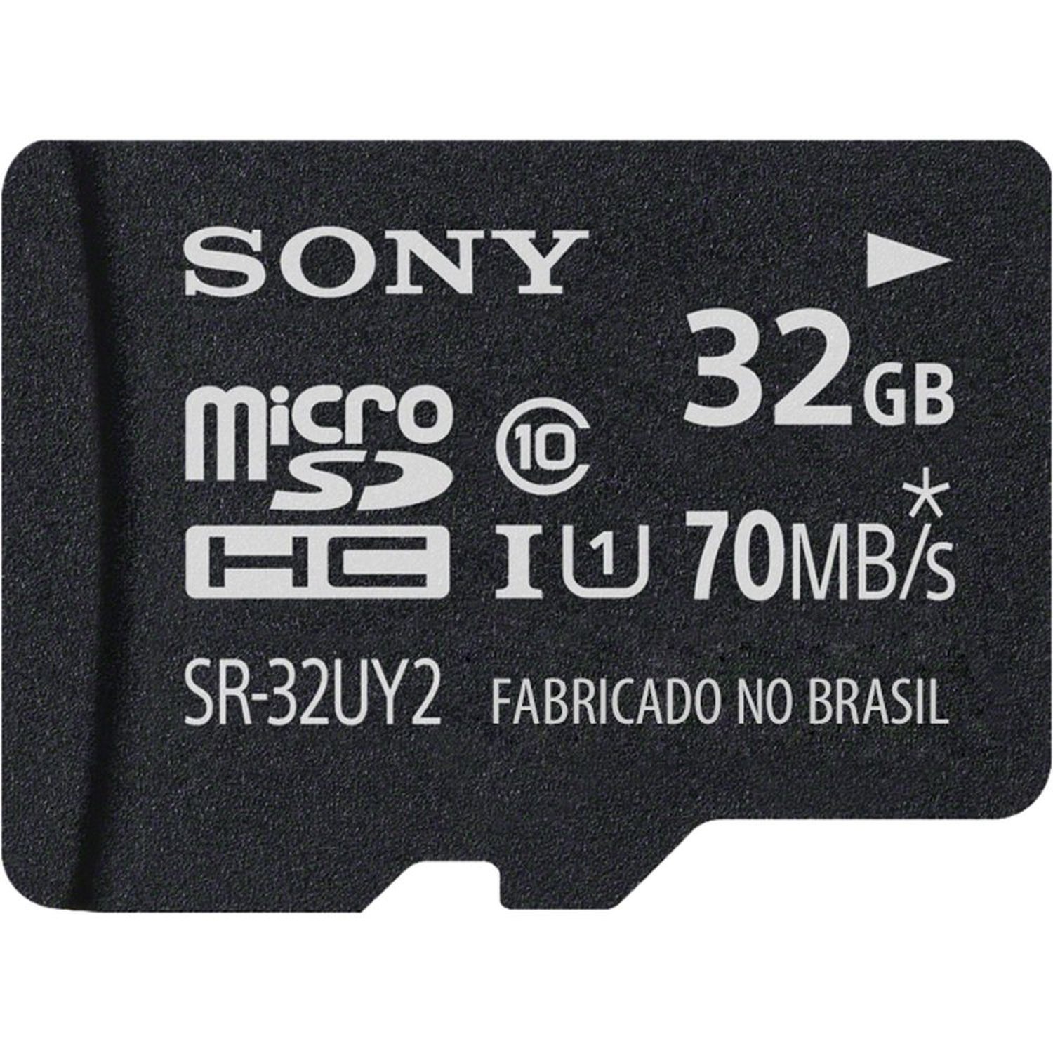 Cartão de Memória 32GB Micro SDHC com Adaptador CLASSE 10 SR-32UY2 SONY Un.Venda: PC/1