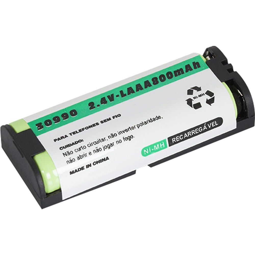 Bateria Recarregável Para Telefone sem Fio 800mAh 2,4V RONTEK Un.Venda: PC/1