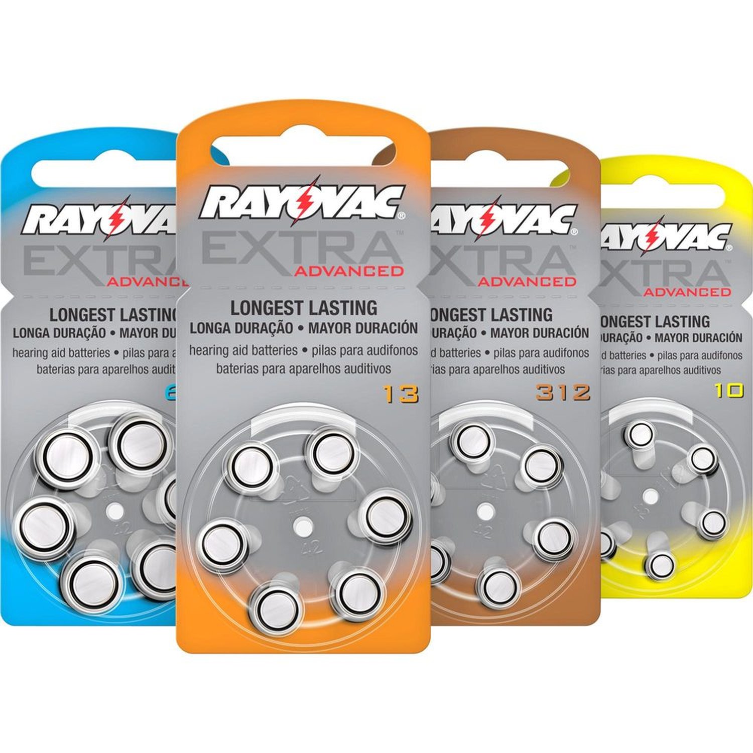 Pilha Auditiva 10 1,4V Extra Advanced (Cartela c/6 pilhas) RAYOVAC Un.Venda: CAR/6
