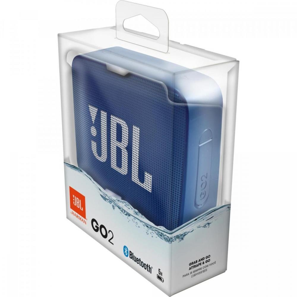 Caixa Multimídia Portátil Bluetooth GO 2 Azul JBL Un.Venda: PC/1