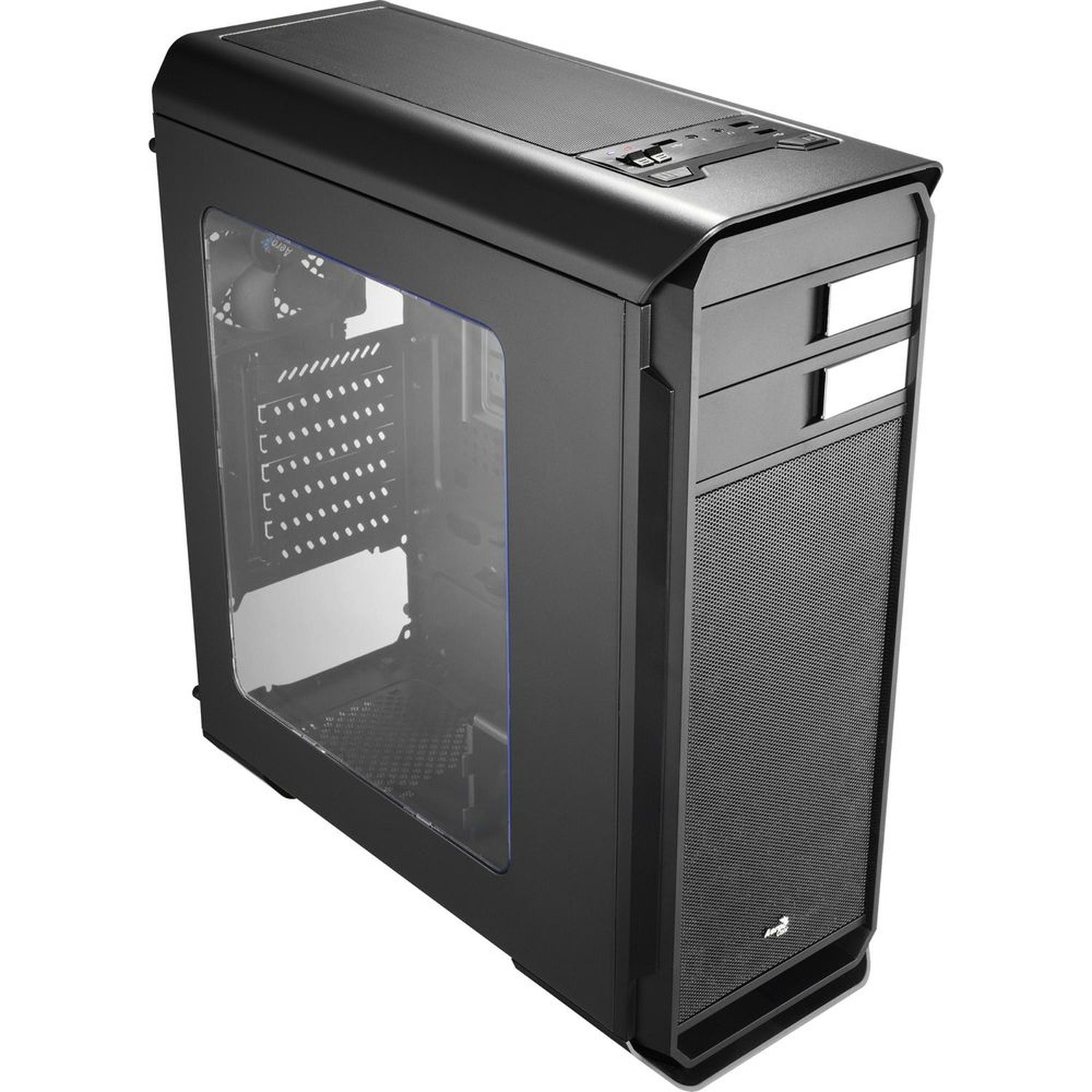 Gabinete Gamer Mid Tower AERO-500 WINDOW EN55576 Preto AEROCOOL Un.Venda: PC/1