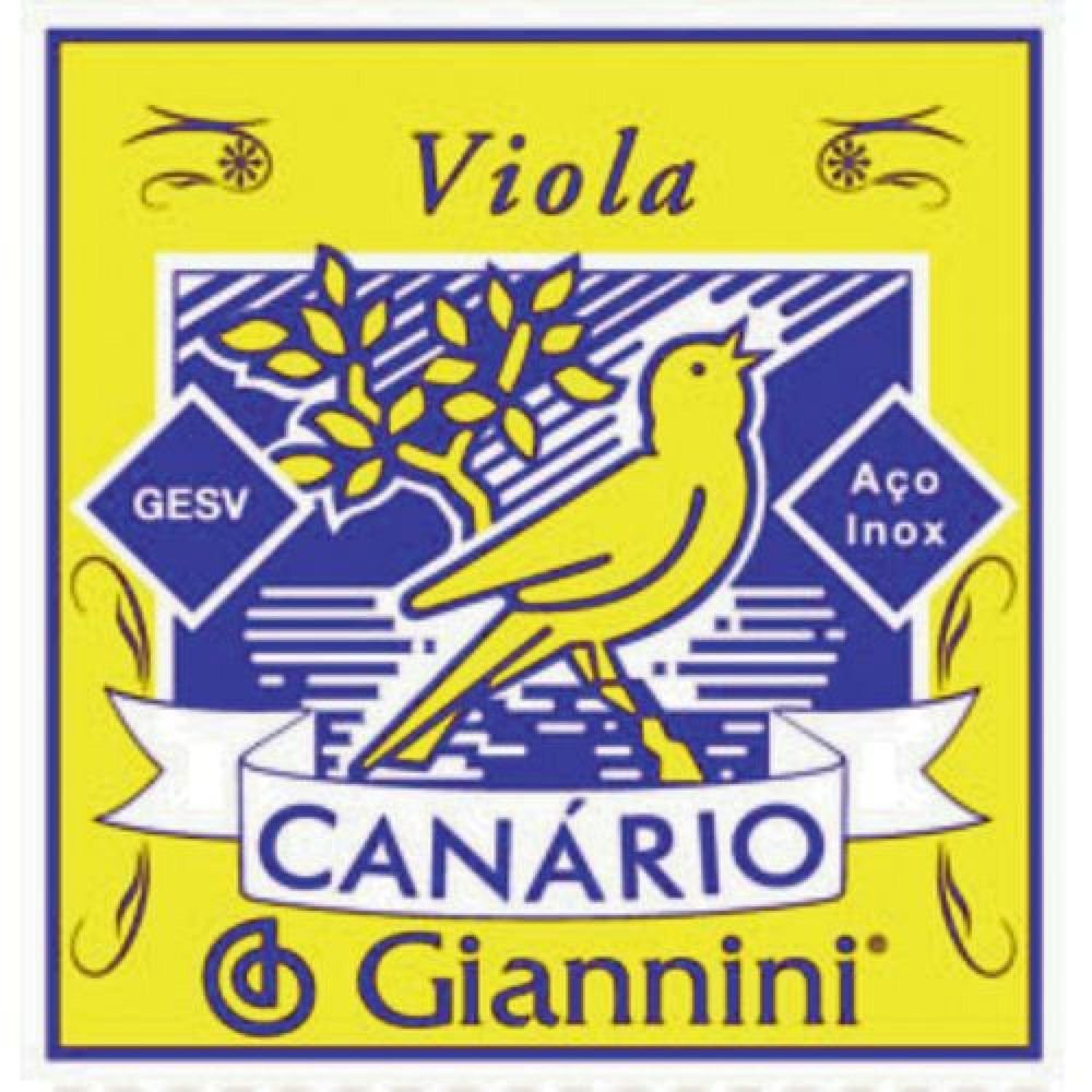 Encordoamento para Viola Aço Série Canário Média GESV GIANNINI Un.Venda: PC/1