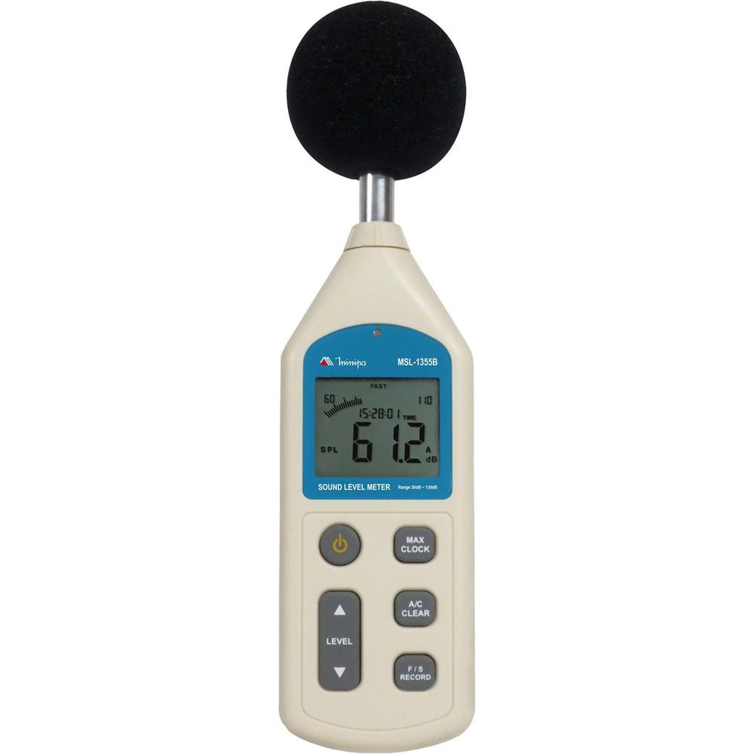 Decibelímetro MSL-1355B Azul/Branco MINIPA Un.Venda: PC/1