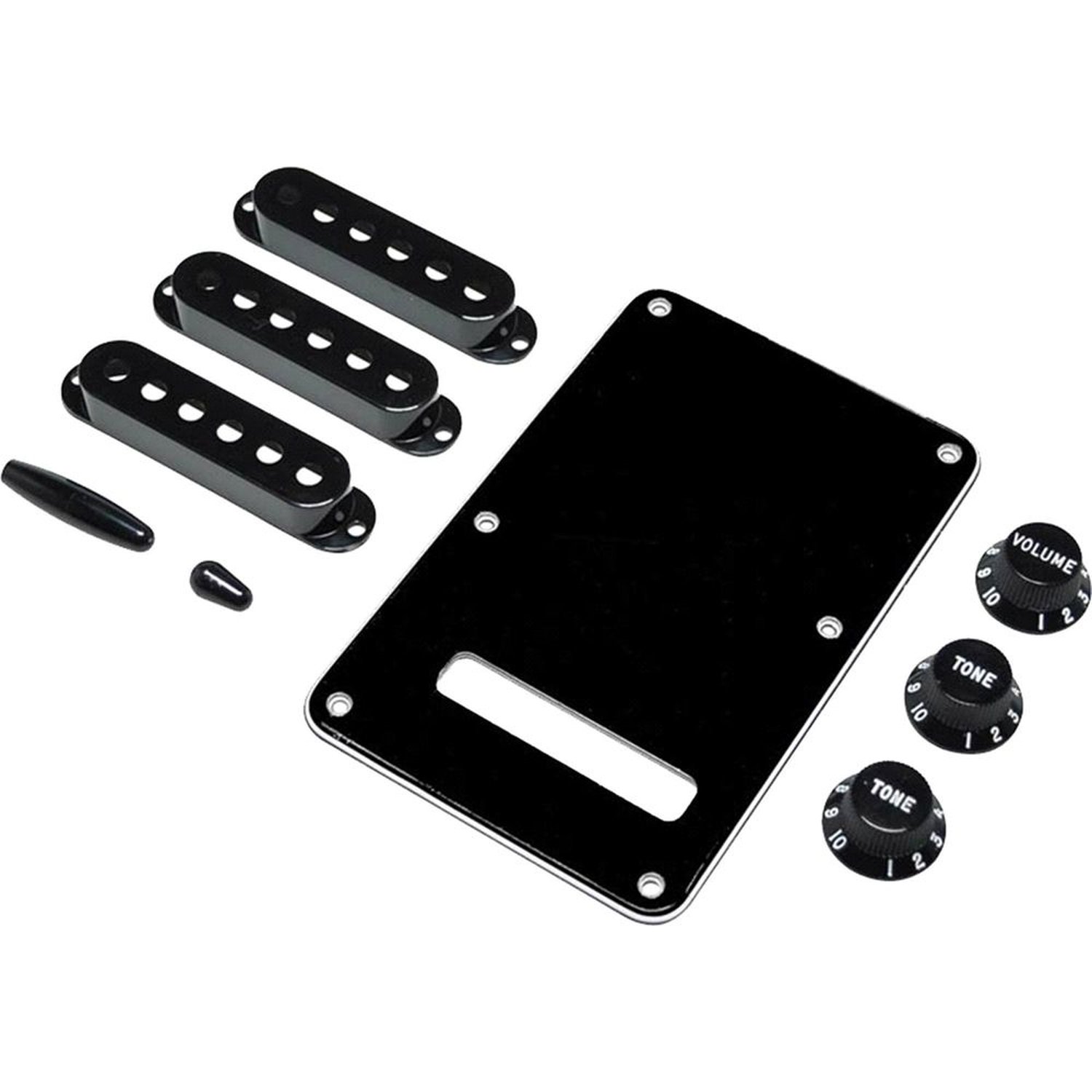 Kit de Acessórios para Guitarra VINTAGE-STYLE STRATOCASTER Preto FENDER Un.Venda: PC/1