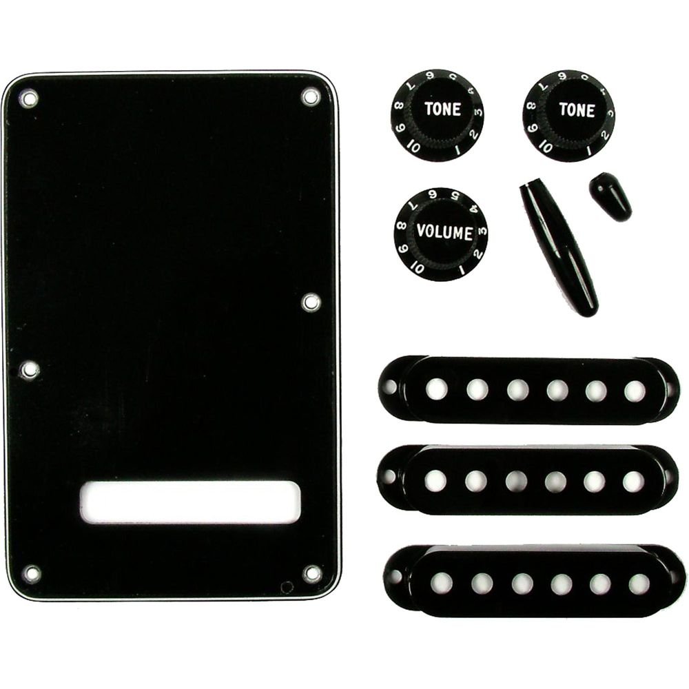 Kit de Acessórios para Guitarra VINTAGE-STYLE STRATOCASTER Preto FENDER Un.Venda: PC/1