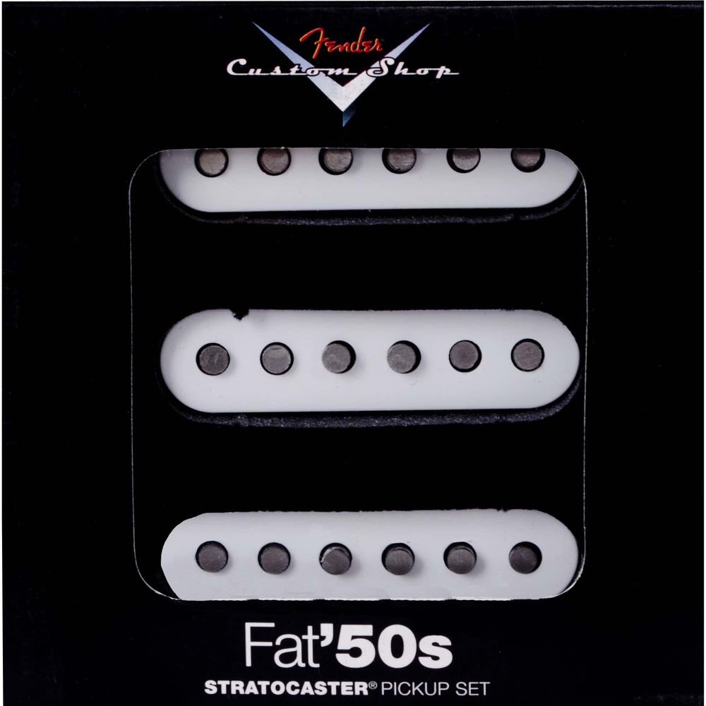Set de Captadores Para Guitarra FAT 50 STRAT Branco FENDER Un.Venda: PC/1