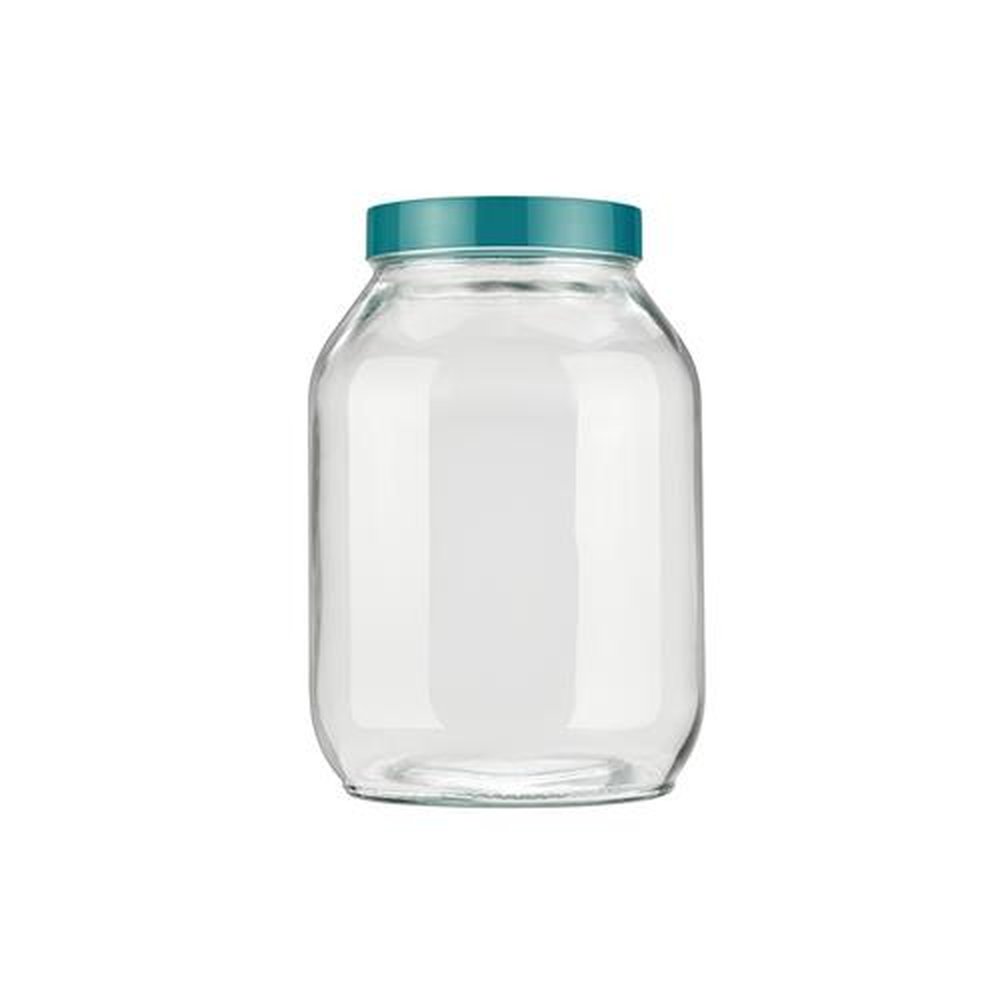 Pote Vidro 2,5L Redondo com Tampa Cores Sortidas Invicta