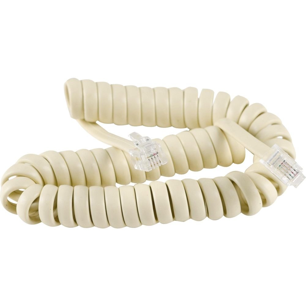 Cabo para Telefone Espiral CBTL0022 RJ11 2m Bege STORM Un.Venda: MVA/10