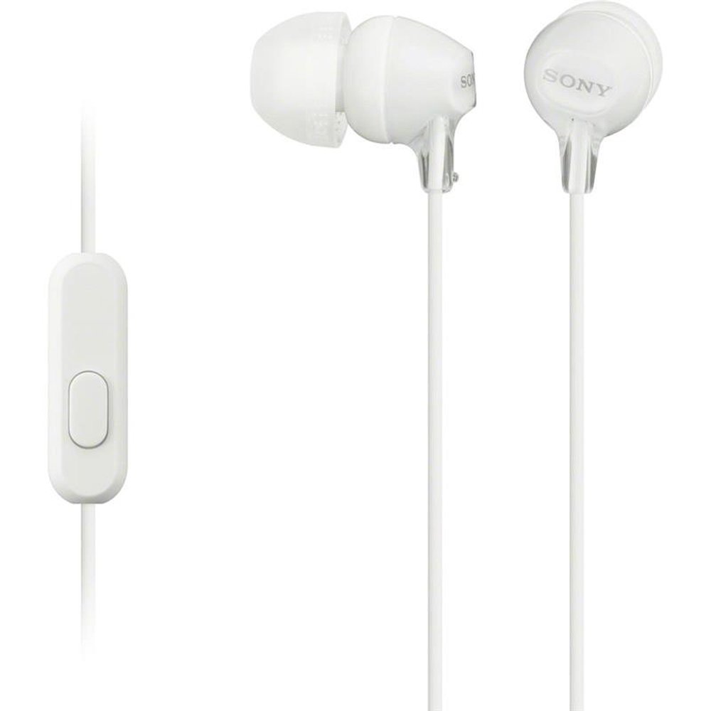 Fone de Ouvido Intra-Auricular com Microfone MDR-EX15AP Branco SONY Un.Venda: PC/1