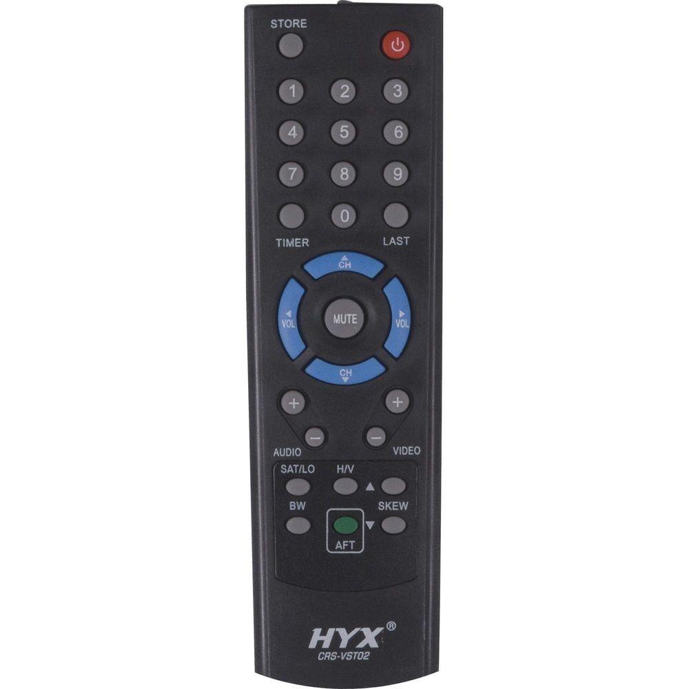 Controle Remoto para Receptor VT700/1000/2000 Preto HYX Un.Venda: PC/1