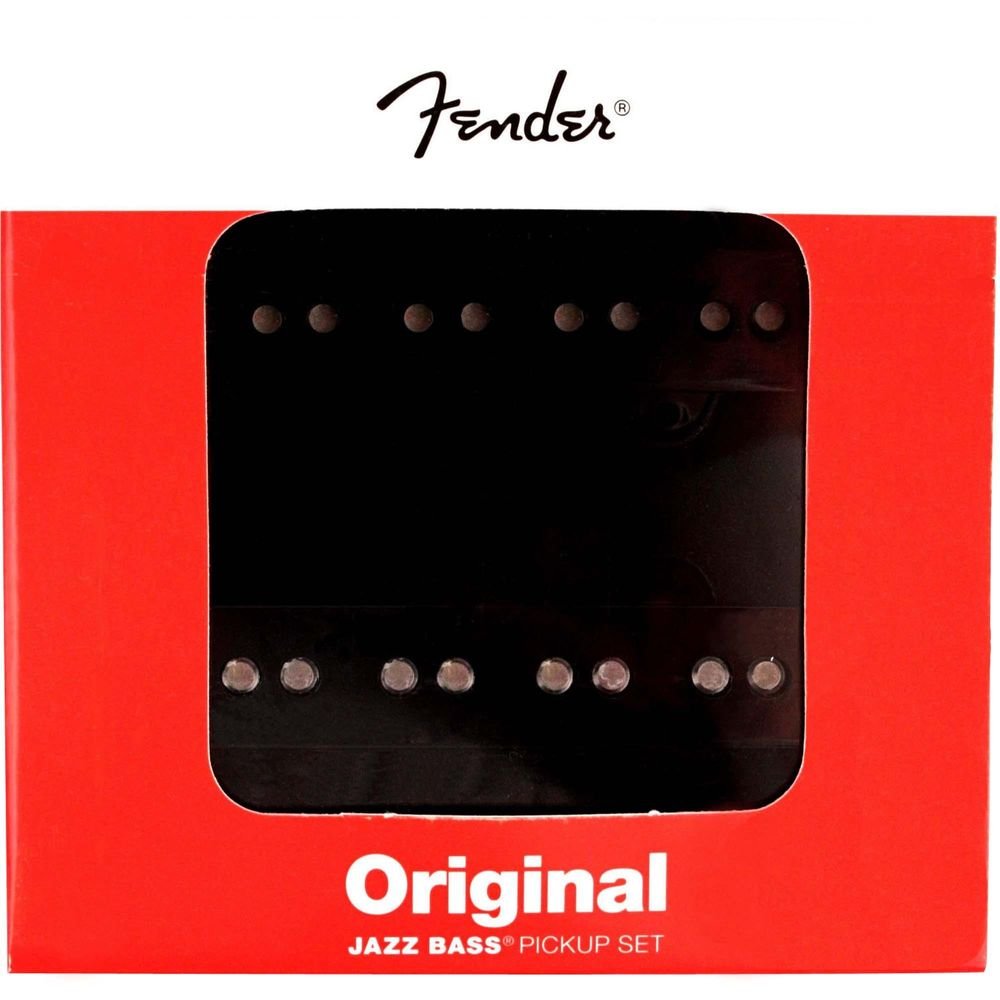 Set de Captadores Para Contrabaixo ORIGINAL JAZZ BASS Preto FENDER Un.Venda: PC/1