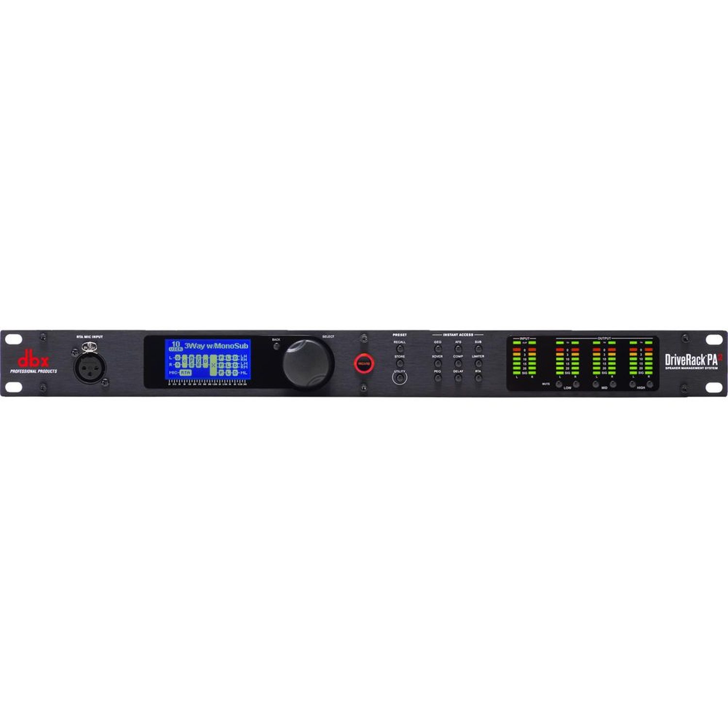 Crossover Digital 110V PA2 Preto DBX Un.Venda: PC/1