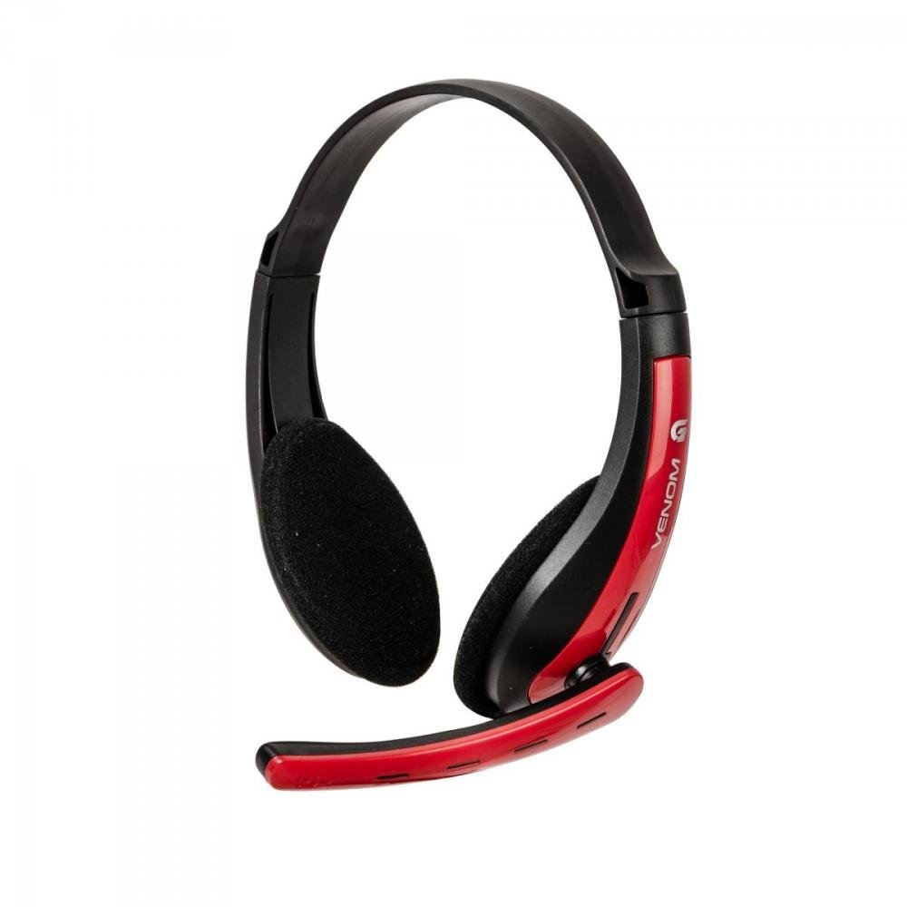 Headset Gamer PC/XBOX 360 SPIDER VENOM SHS-701 Preto/Vermelho FORTREK Un.Venda: PC/1