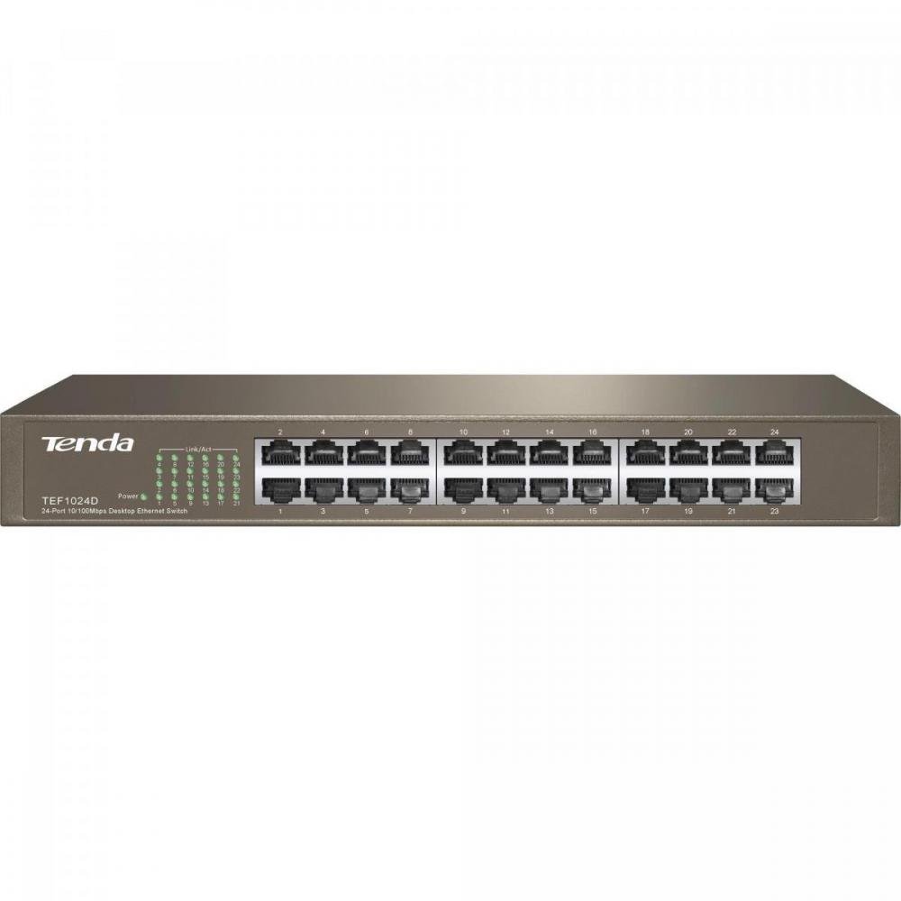 Switch 24 Portas 100MBPS TEF1024D TENDA Un.Venda: PC/1