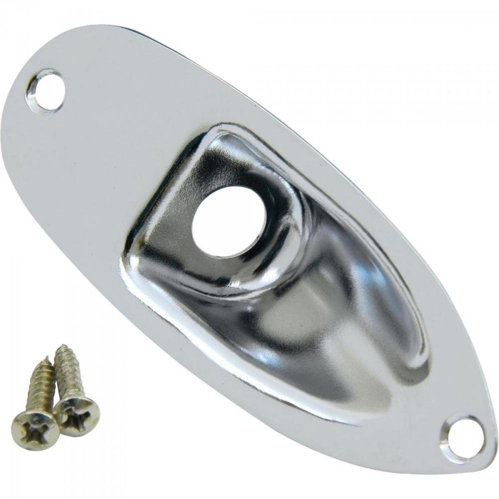 Jack Plate para Stratocaster Chrome FENDER Un.Venda: PC/1