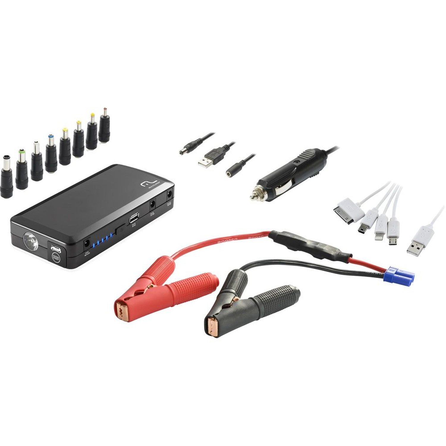 Mini Auxiliar de Partida Automotivo 3 em 1 AU606 MULTILASER Un.Venda: PC/1