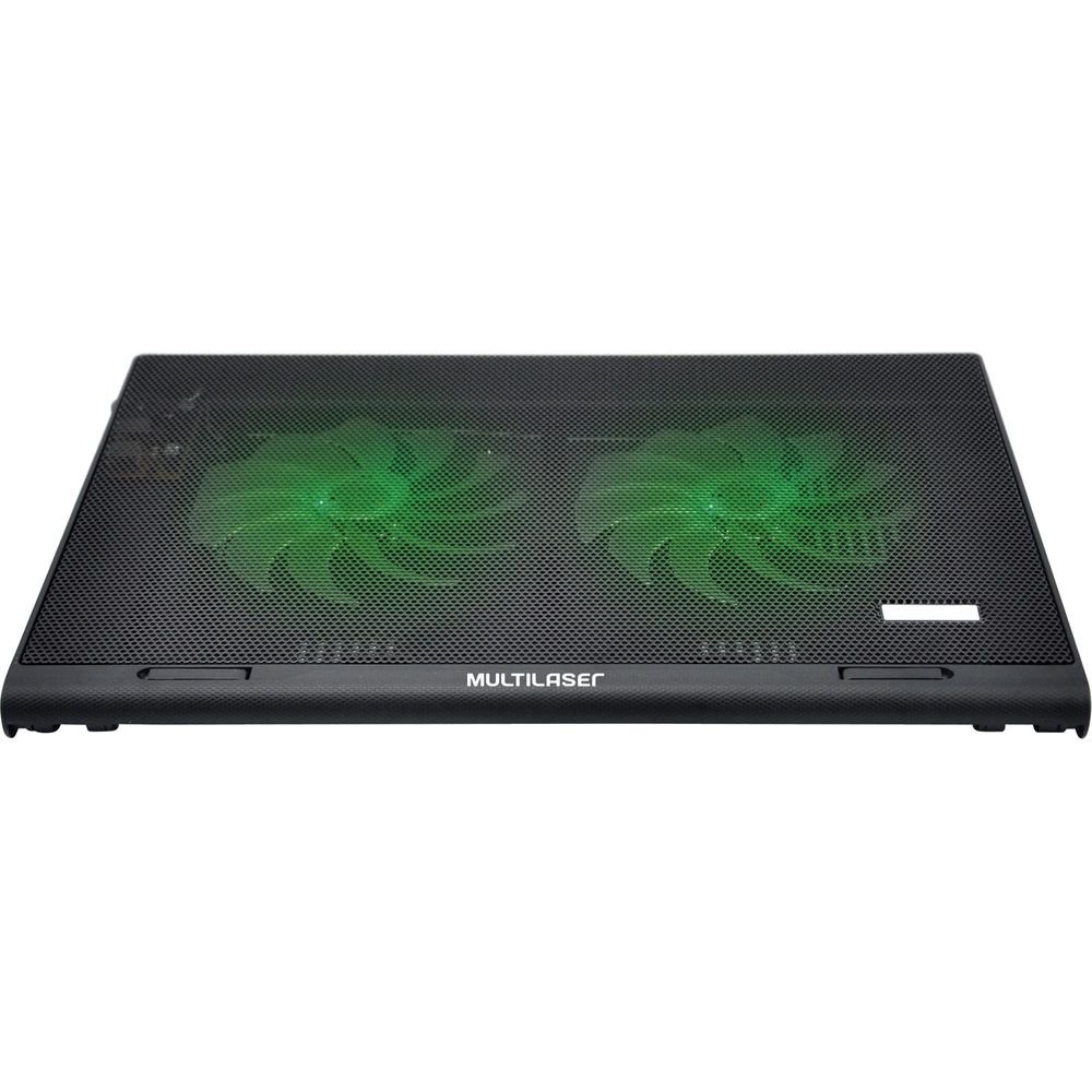 Suporte Para Notebook com 2 Coolers Acoplados AC267 Preto MULTILASER Un.Venda: PC/1
