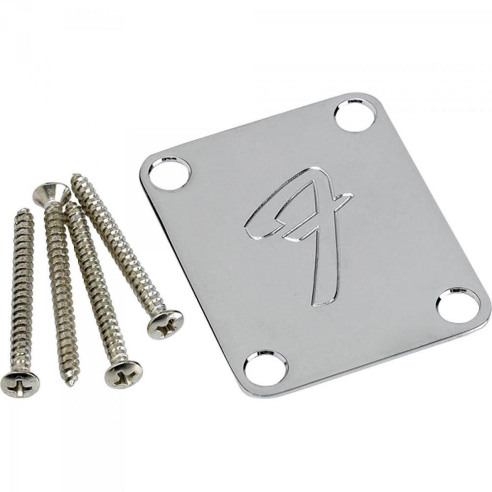 Placa Traseira Guit Logo F CRM FENDER Un.Venda: PC/1
