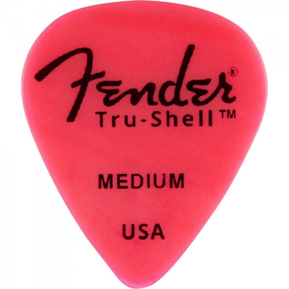 Palheta 351 Medium Tru-Shell FENDER Un.Venda: PC/1