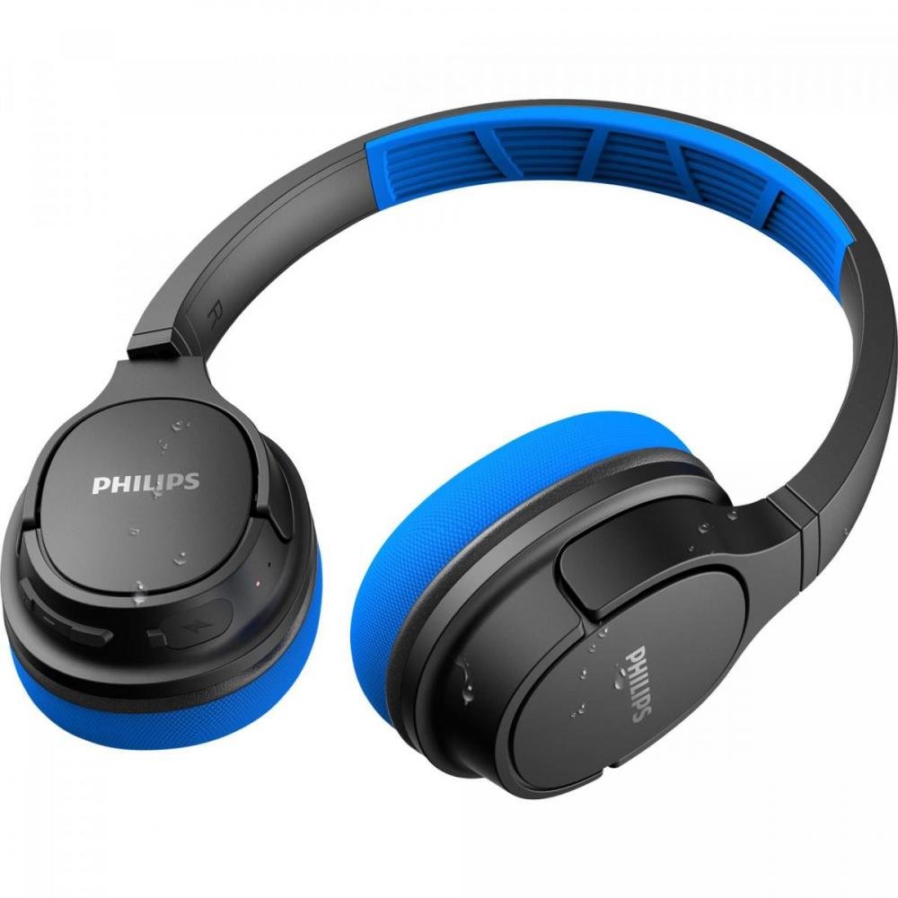 Fone de Ouvido Bluetooth TASH402BL/00 Azul/Preto Philips