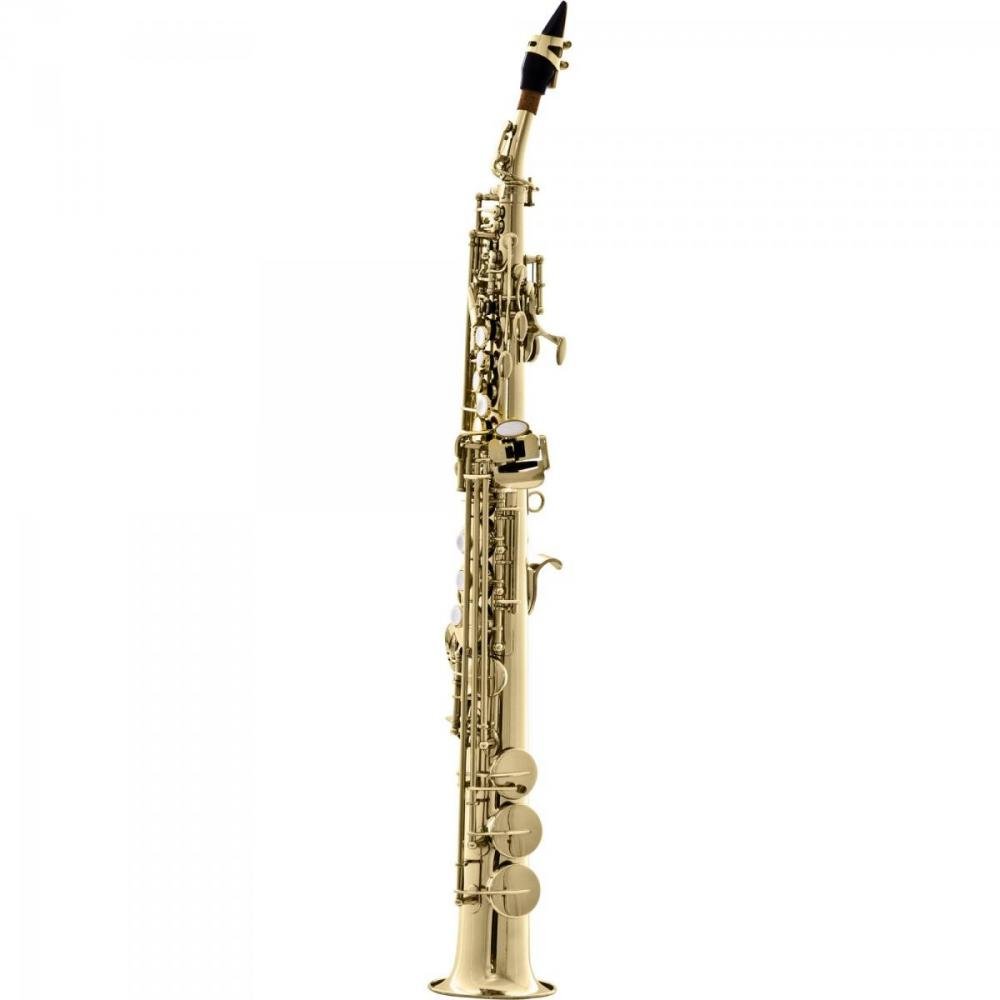 Saxofone Soprano Reto Bb HST410L Laqueado HARMONICS Un.Venda: PC/1