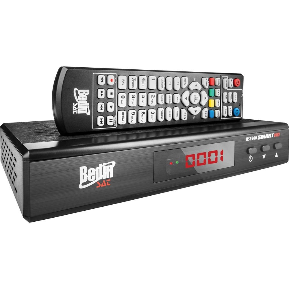 Receptor Anadigi e HD Satélite e Conversor Integrado BS9500 PT BEDINSAT Un.Venda: PC/1