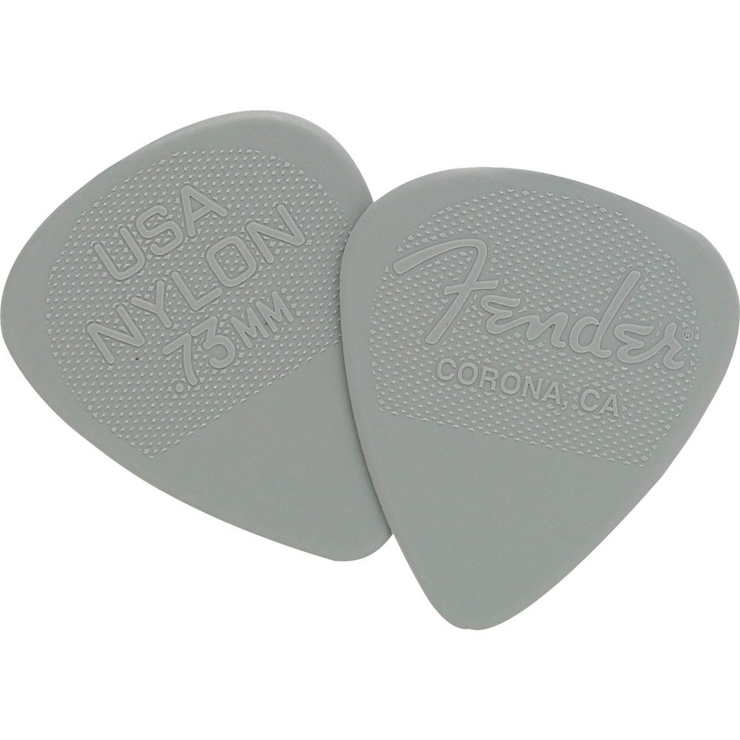 Palheta Nylon Pick 0.73 Média Gray FENDER Un.Venda: MVA/12
