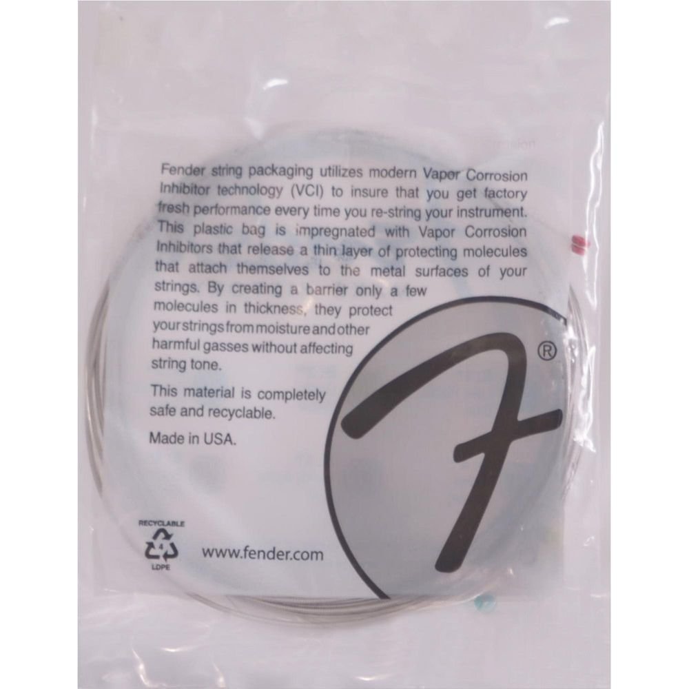 Encordoamento para Contrabaixo 5 Cordas Aço .0045 72505M Niquelado FENDER Un.Venda: PC/1