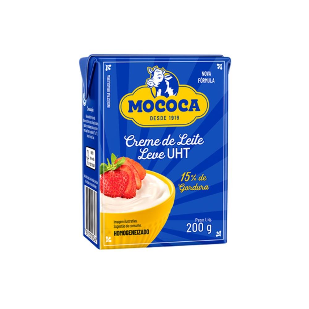 Creme de Leite Leve UHT Mococa Embalagem 200g