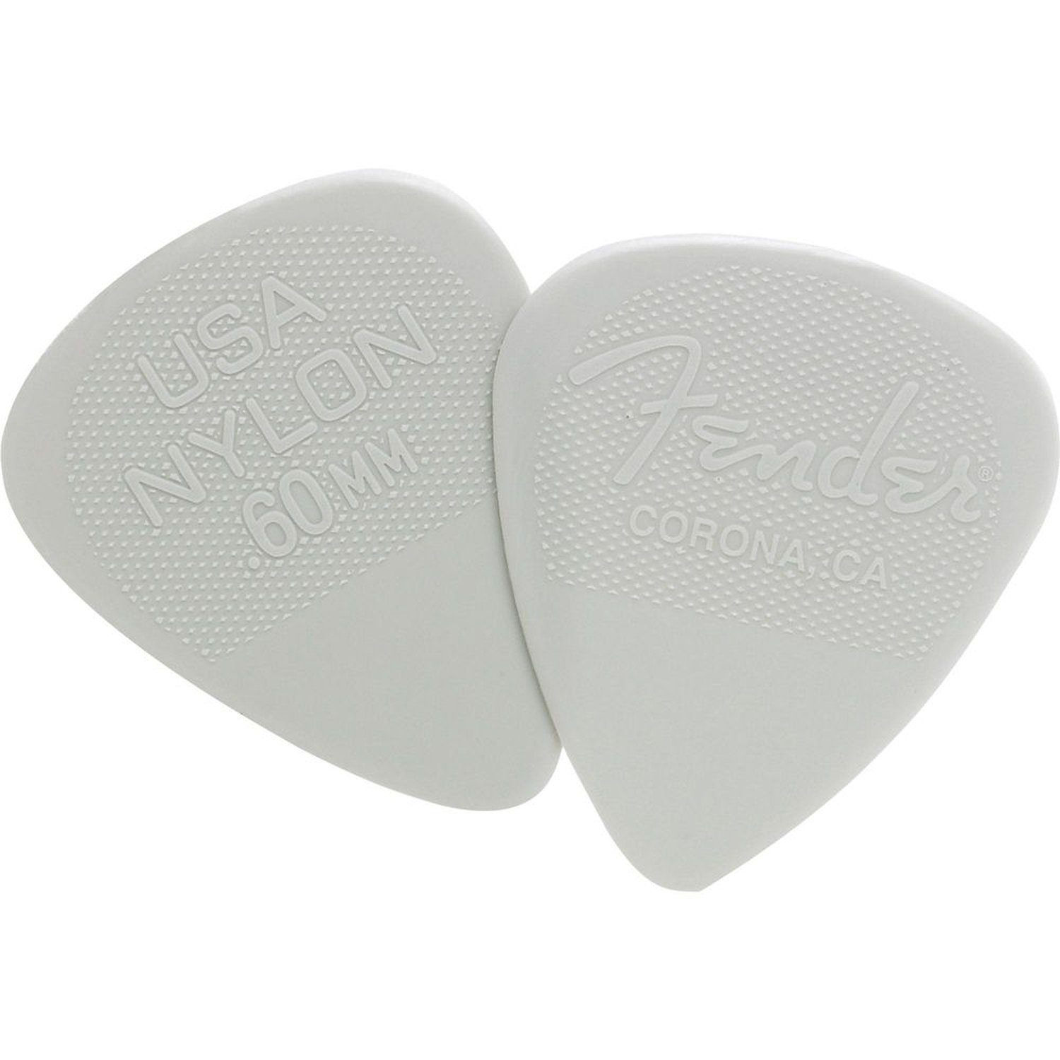 Palheta Nylon Pick 0.60 Fina White FENDER Un.Venda: MVA/12