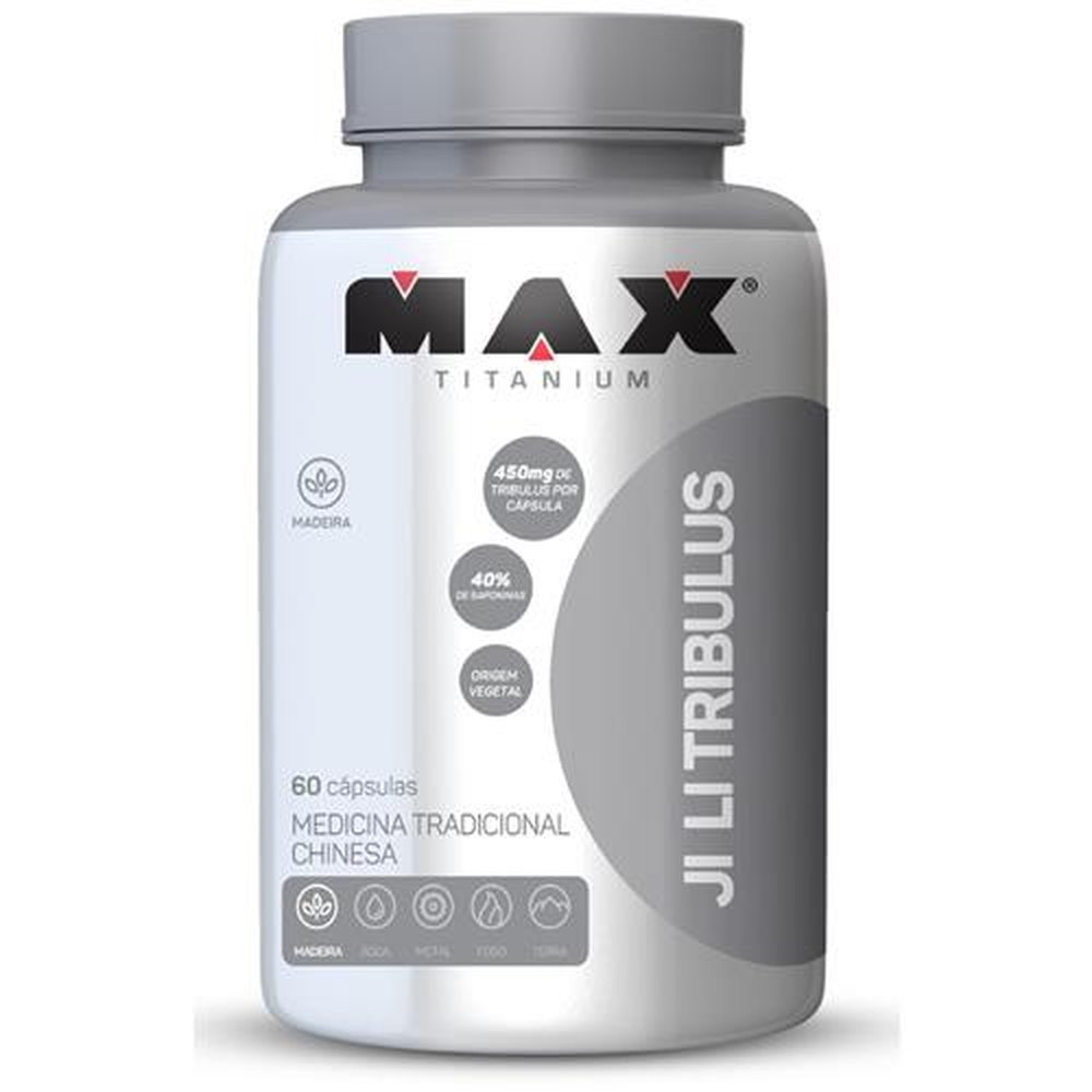 Ji Li Tribulus Pote Com 60 Capsulas Max Titanium