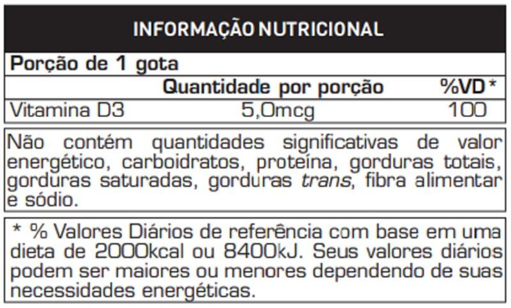 Vitamina D3 30ml Laranja Max Titanium