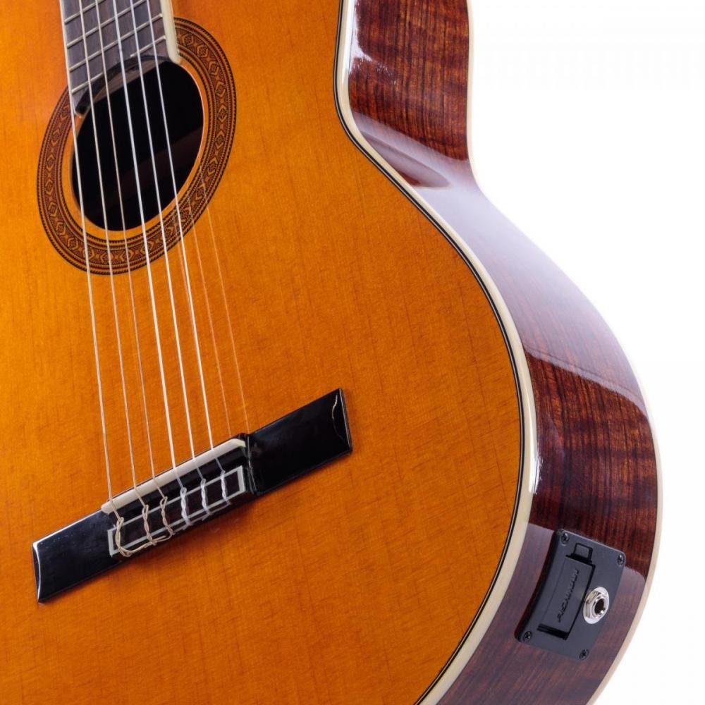 Violão Eletroacústico Clássico Nylon RBC-NY2 Natural Spruce REDBURN Un.Venda: PC/1