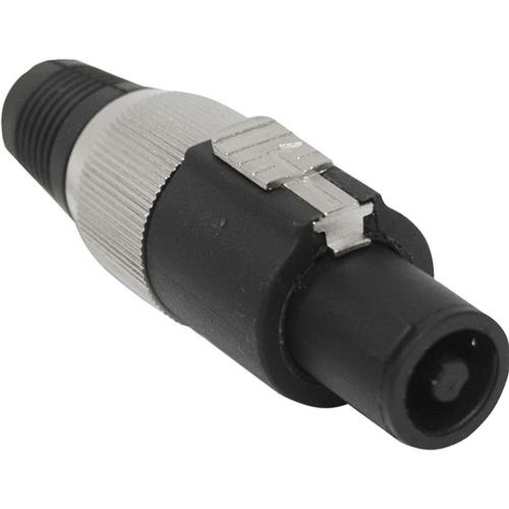 Conector Speakon de Linha Macho 4 Pólos PGSP0004 Preto/Cinza STORM Un.Venda: MVA/10