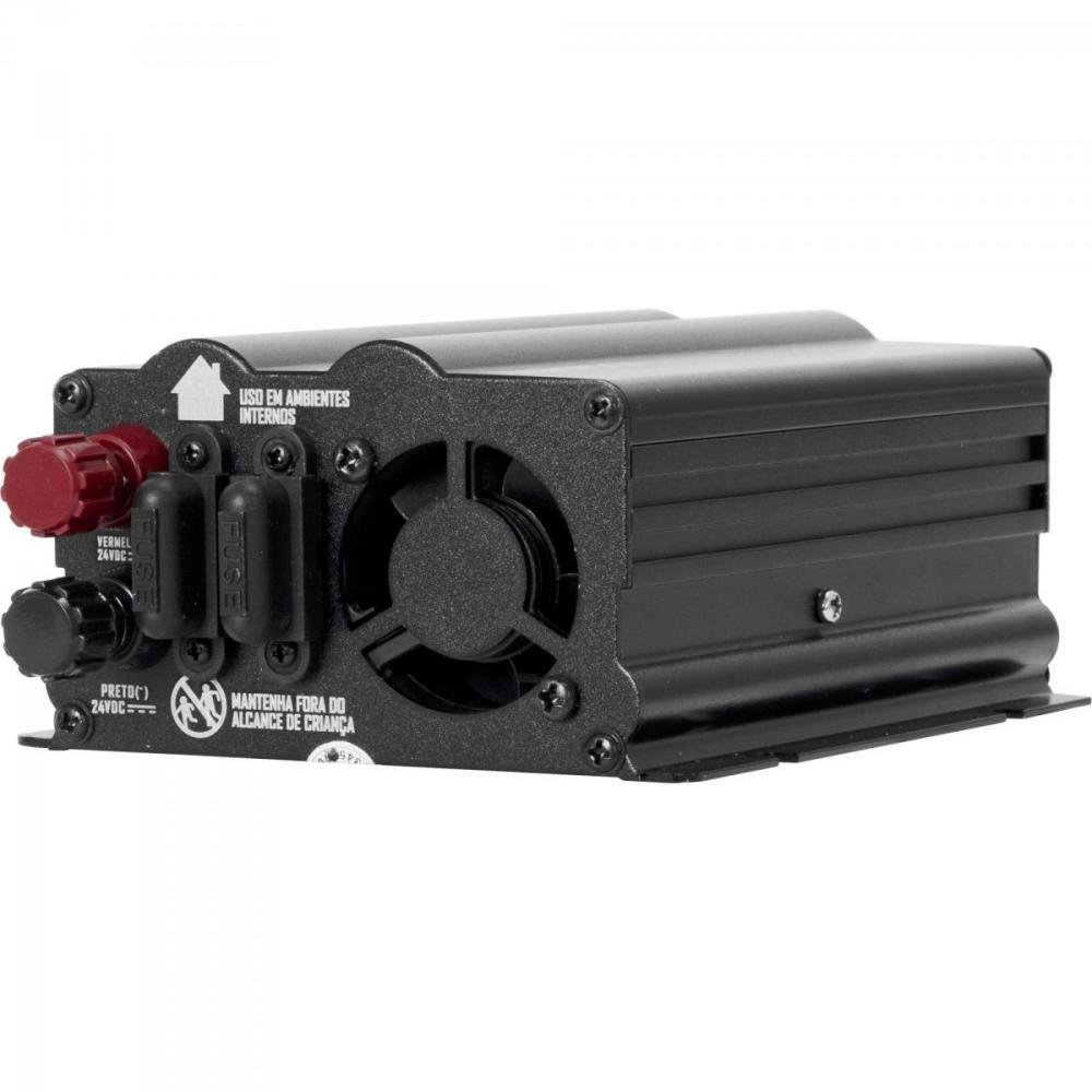 Inversor 500W 24VDC/127V Onda Modificada Cinza Escuro HAYONIK Un.Venda: PC/1