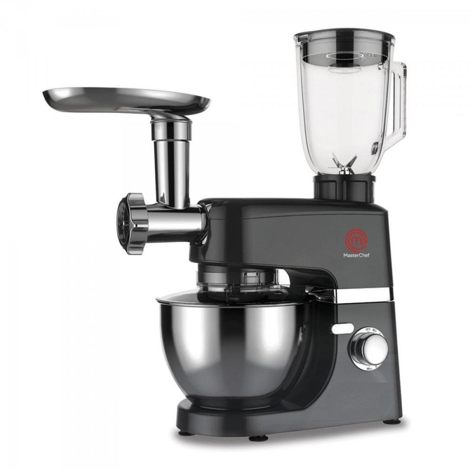 Batedeira Planetária 1000W 220V BA2001P Preta MASTERCHEF Un.Venda: PC/1