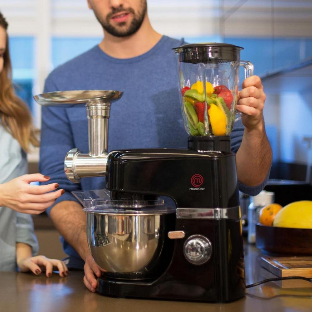 Batedeira Planetária 1000W 220V BA2001P Preta MASTERCHEF Un.Venda: PC/1