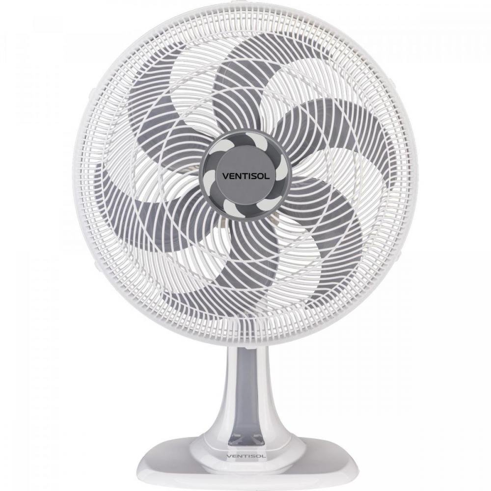 Ventilador de Mesa 40cm 127V TURBO6 Branco VENTISOL Un.Venda: PC/1