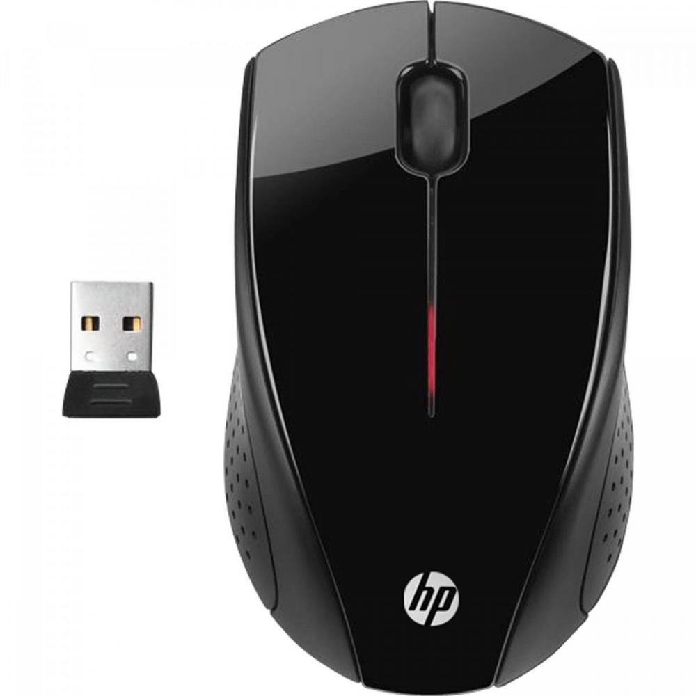 Mouse Wireless X3000 Preto HP Un.Venda: PC/1