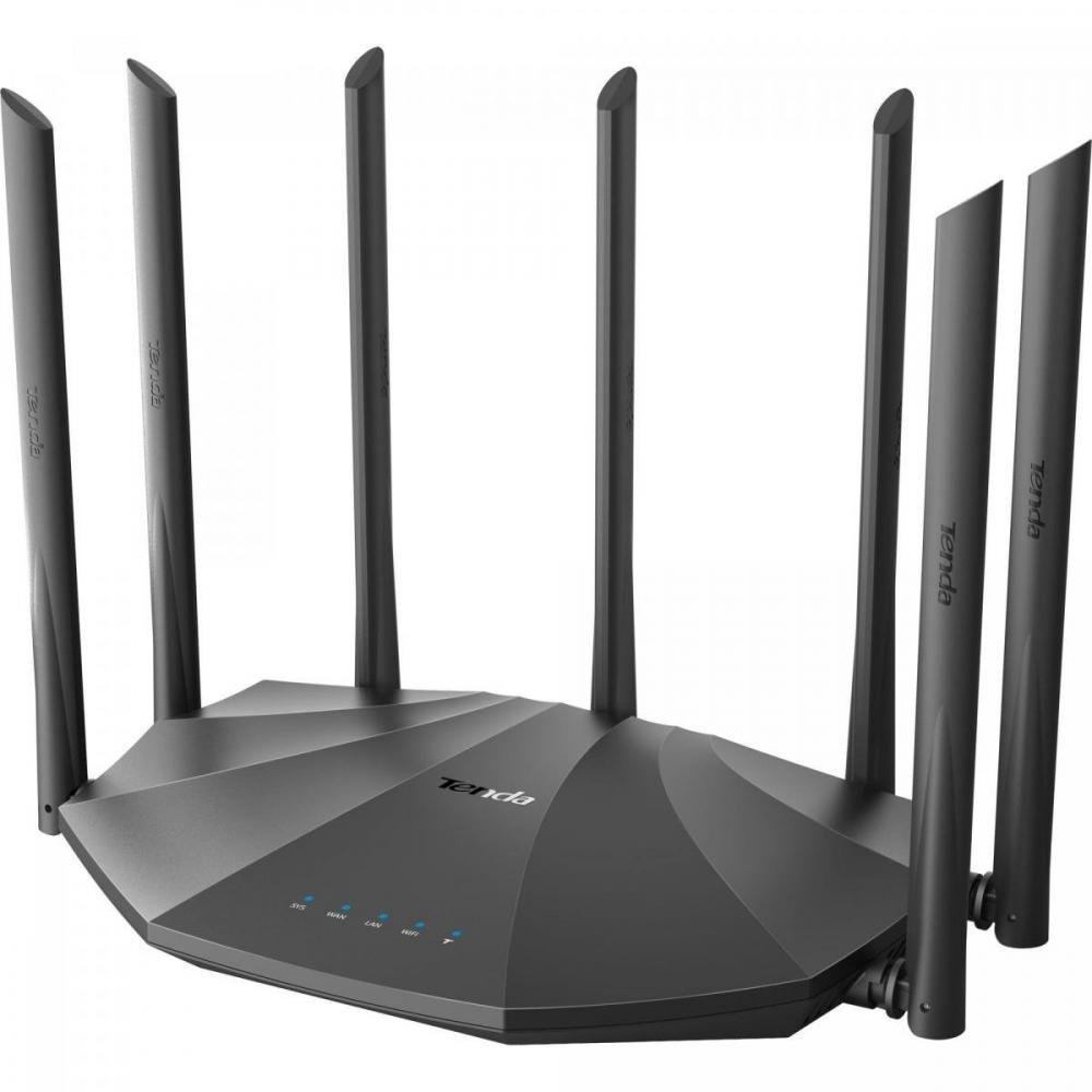Roteador Wireless Gigabit 1200Mbps Dual Band AC23 Preto TENDA Un.Venda: PC/1
