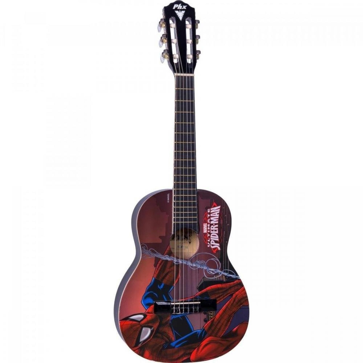 Violão Acústico Infantil Nylon 30" (1/4) Marvel Spider-Man VIM-S1 PHX Un.Venda: PC/1