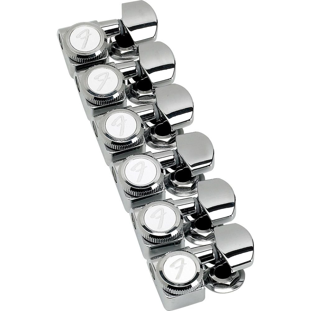 Tarraxas para Guitarras Strato/Tele com trava LOCKING 38-11 F-SL Niquelada FENDER Un.Venda: PC/1