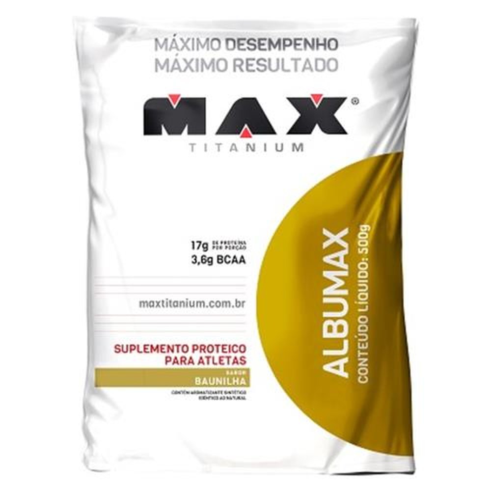 Albumax 100% 500G Baunilha Max Titanium