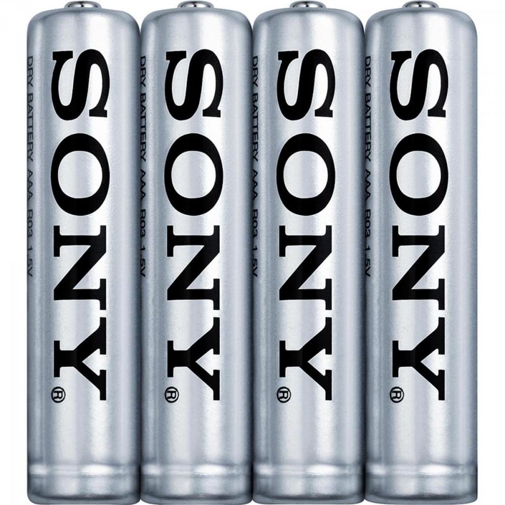 Pilha Zinco AAA R03-NUP4A/Z (Caixa c/40 pilhas)(Shrink c/4 pilhas) SONY Un.Venda: CXF/40