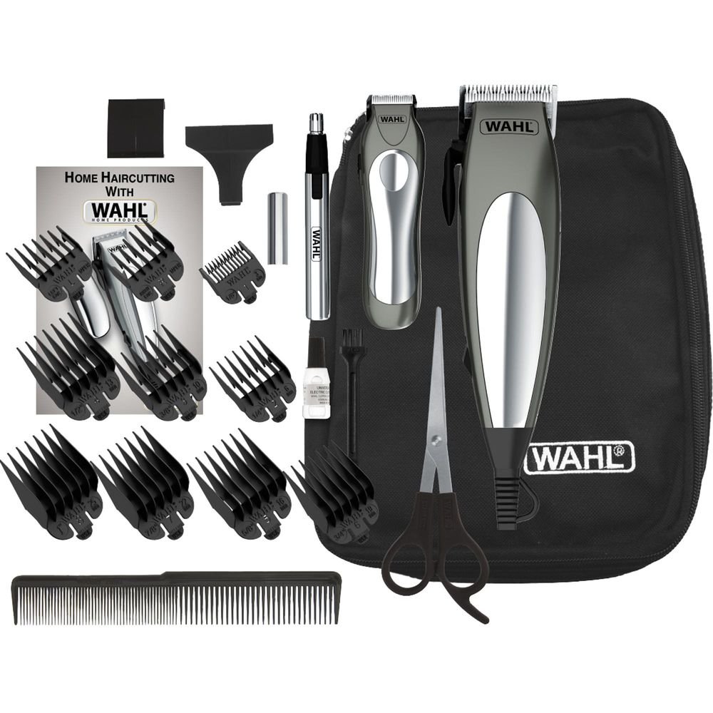 Máquina de Corte 127V DELUXE GROOM PRO Prata WAHL Un.Venda: PC/1