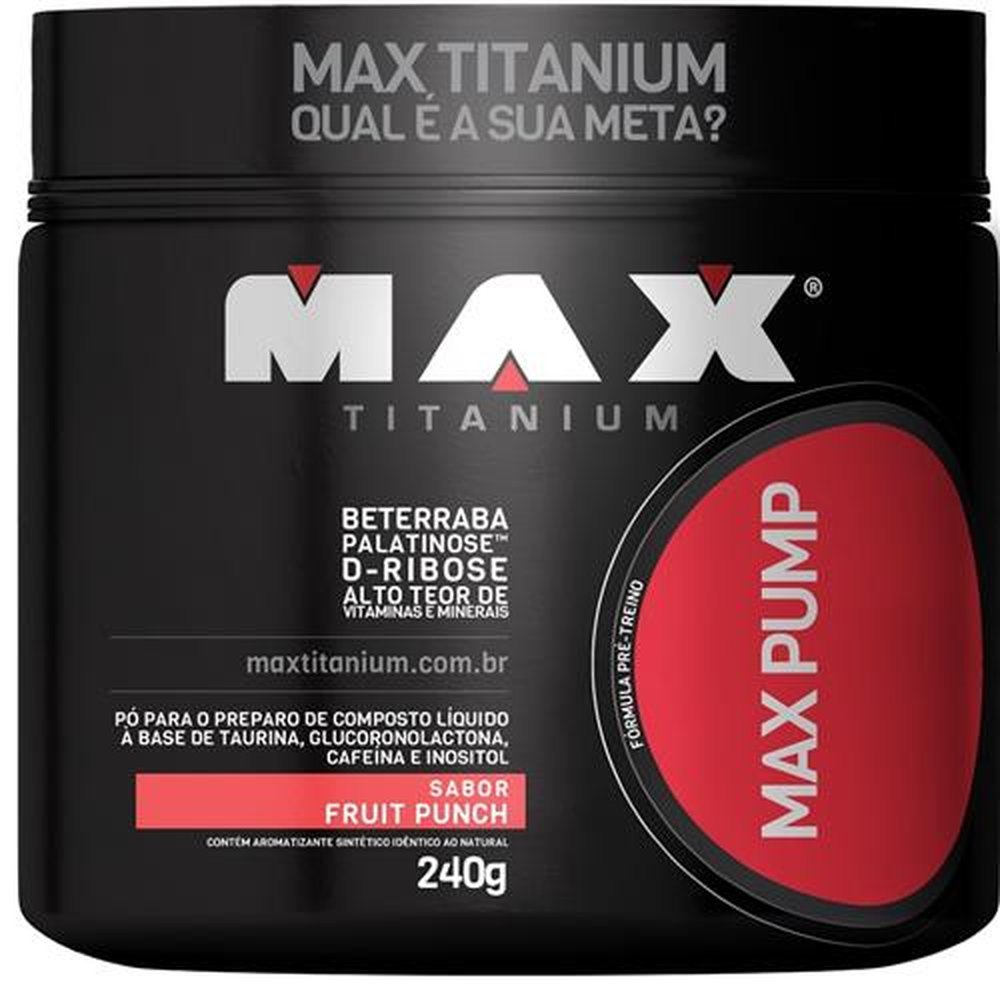 Max Pump 240G Fruit Punch Max Titanium