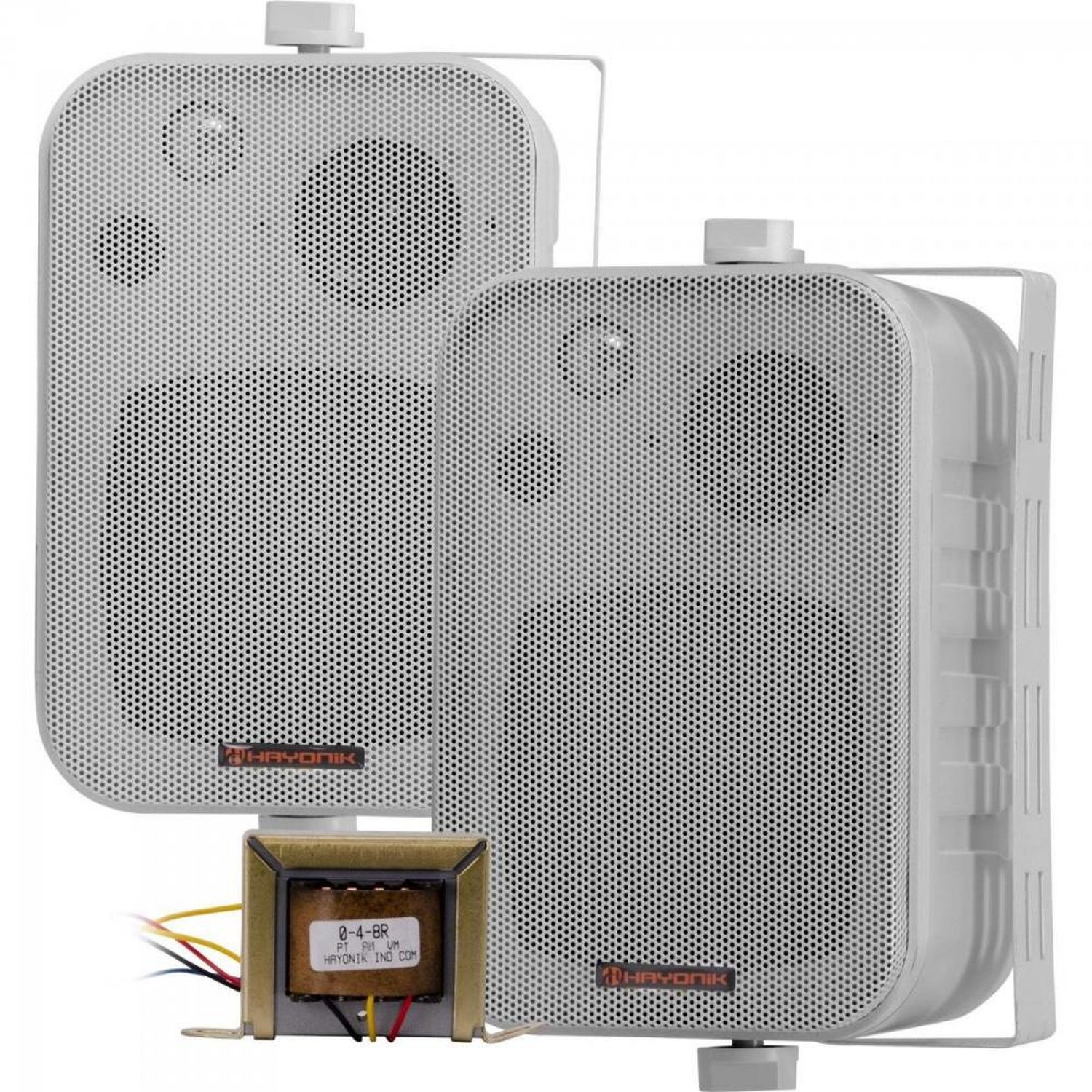 Caixa Acústica 25W com Trafo Embutido de 70V(25W) Ambience Line MSB406 Branca HAYONIK Un.Venda: PAR