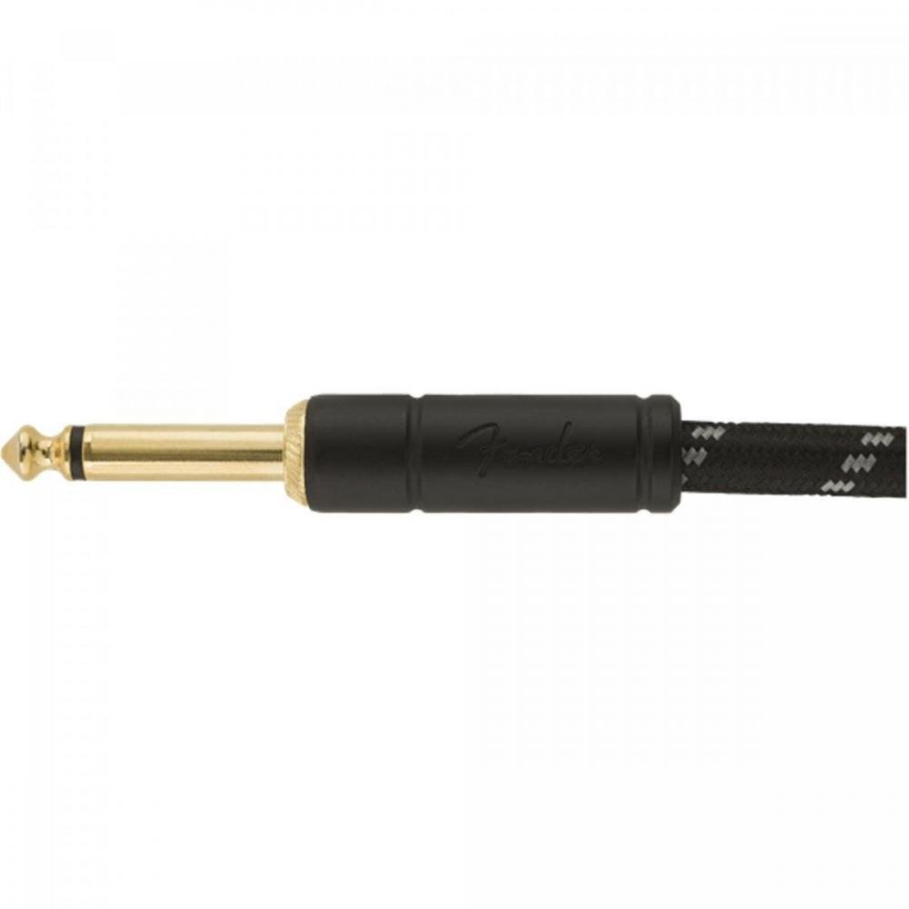 Cabo para Instrumentos P10 x P10 (90°) 3m DELUXE SERIES Preto Tweed FENDER Un.Venda: PC/1