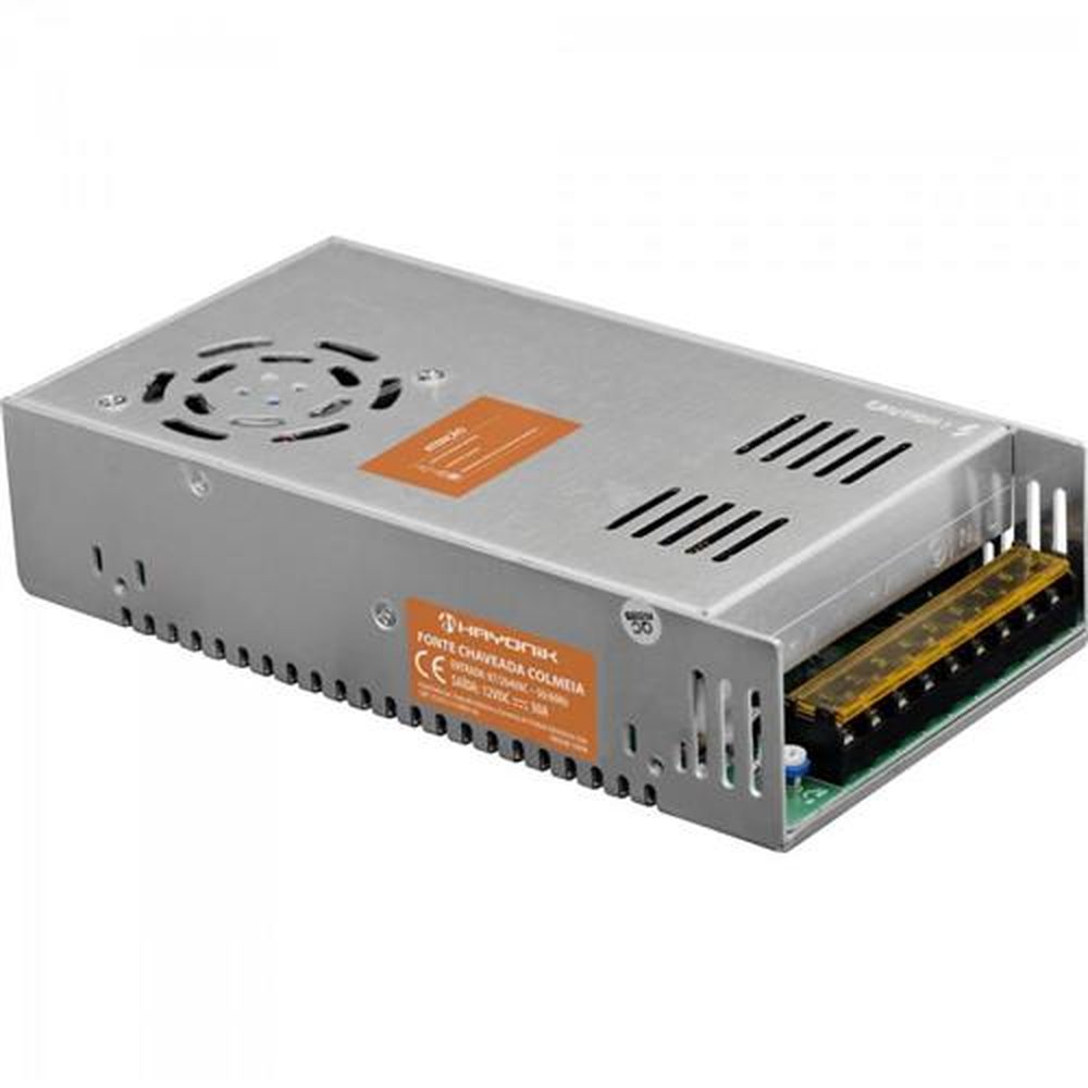 Fonte Colmeia 12VDC 30A 360W Bivolt Manual FTC1230 Hayonik