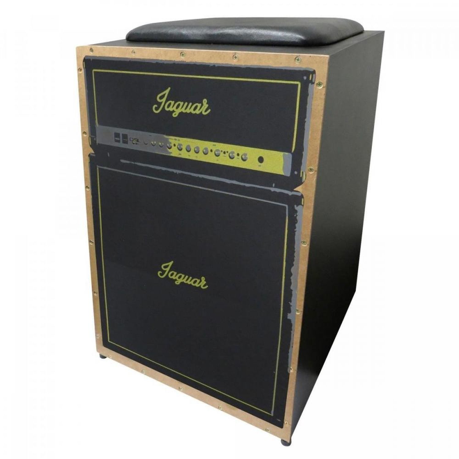 Cajon Acústico Inclinado Profissional K2 COR-003 Cubo JAGUAR Un.Venda: PC/1